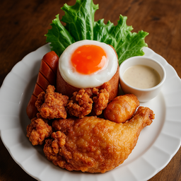 ข้าวผัดอเมริกันเซทใหญ่อิ่มคุ้ม