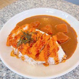 ข้าวแกงกะหรี่ญี่ปุ่น - ไก่ทอด (แผ่นยาว)