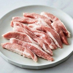 Grilled (Charcoal, firewood) Pork Jowl 항정살 장작구이