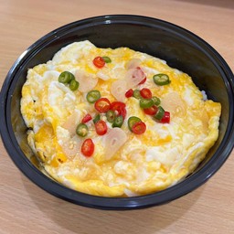 ข้าวไข่ขยี้พริกน้ำปลาสูตรเด็ด