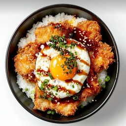 ข้าวหน้าไก่ป๊อบเทอริยากิ+ไข่ดาว