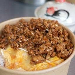 ข้าวไข่ข้น+หมูสับซีอิ๊ว