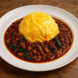 ไข่ข้นหอยลายผัดพริกเผา