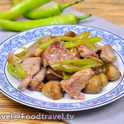 ผัดพริกอ่อน
