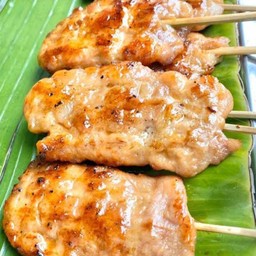 นมสดหมูปิ้ง 1ชุด 3ไม้