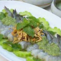 กุ้งแช่น้ำปลา