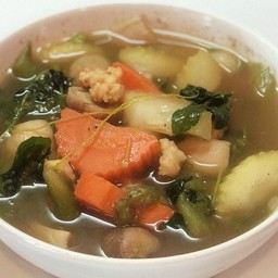 แกงเลียงกุ้งสด