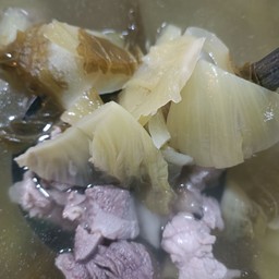 ต้มจืดผักกาดดองซี่โครงหมู