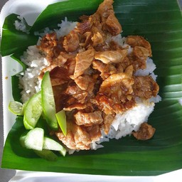 ข้าวราดน้ำมันหอย