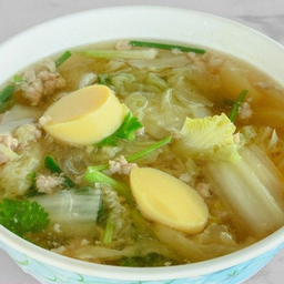 ต้มจืดเต้าหู้หมูสับ