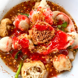 บะหมี่เย็นตาโฟต้มยำ