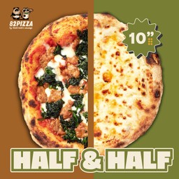 10 Inch - Half n Half Pizza