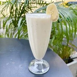 Organic banana smoothie