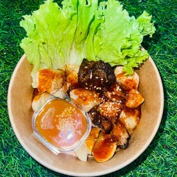 เห็ดย่างหมาล่า+ น้ำจิ้มสุกี้