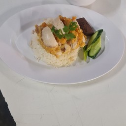 ข้าวมันไก่ทอด