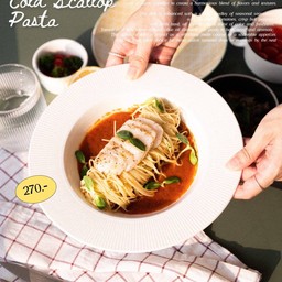 Cold Scallop Pasta