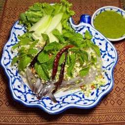 กุ้งแช่น้ำปลา