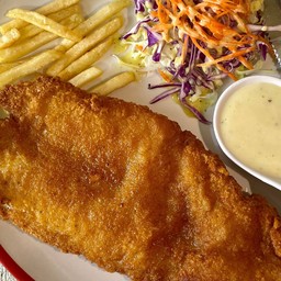 สเต็กปลาดอลลี่ทอด (จัมโบ้)