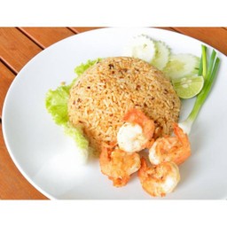 [กระทะเหล็ก] ข้าวผัดพริกเผาปู,กุ้ง