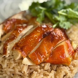 ข้าวมันไก่อบ