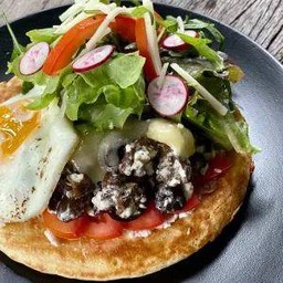 Vegetarian savoury pancake
