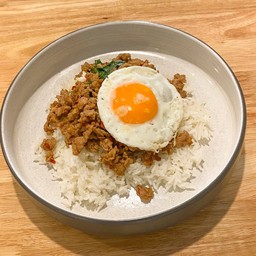 กะเพราหมูสับ