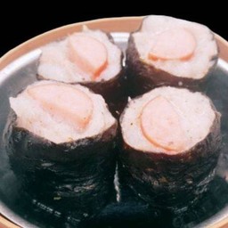 หมูห่อสาหร่ายไส้ไส้กรอก