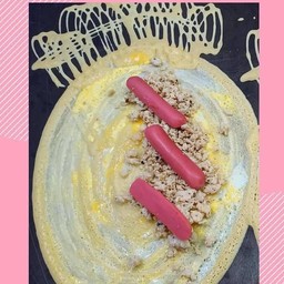 โตเกียว ไส้กรอก+ไข่+ไก่สับ (จ้มโบ้)