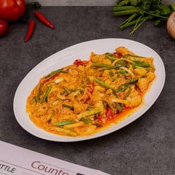 Stir-Fried Crab Meat With Curry Powder