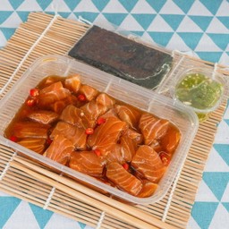 ชุดคู่ แซลมอนเต๋าดองซีอิ้ว