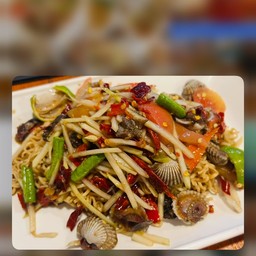 ส้มตำปลาร้าหอยแครง
