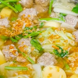 แกงจืดเต้าหู้หมูสับ