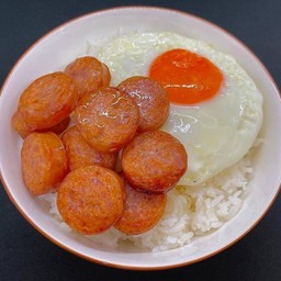 ข้าวกุนเชียง-ไข่ดาว