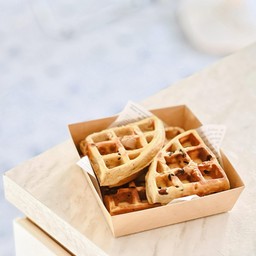 whole wheat waffle high protein