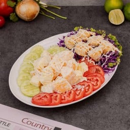 Crispy Shrimp With Salad Cream