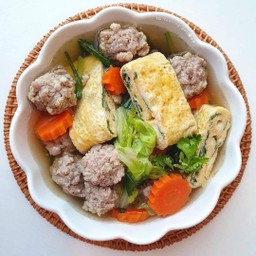 ต้มจืดไข่ม้วน