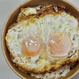 ข้าวไข่ดับเบิ้ลดาว(ไข่ไก่ 2 ฟอง)
