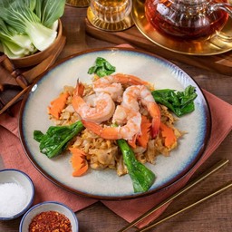 D2 ผัดซีอิ้วกุ้ง