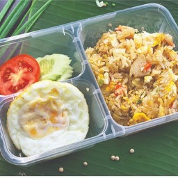 ข้าวผัดหมูยอ+ไข่ดาว