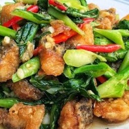 คน้าปลานิลทอด