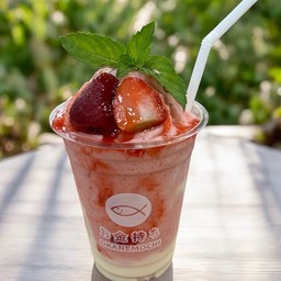 ผลไม้ปั่น สมูทตี้นมสด