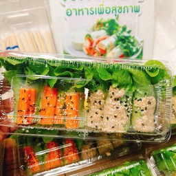 สลัดโรลทูน่า+ปูอัด