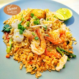 ข้าวผัดปลากะพง,ทะเล,รวมราดข้าว