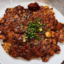 Stir-fried Taro Cake(sweet) with Scrambled Eggs