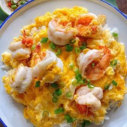 ข้าวไข่ข้นกุ้ง