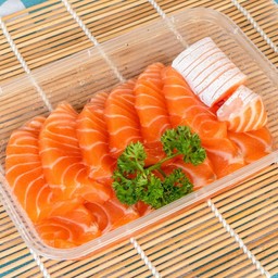 Hot pro!!!! แซลมอนนอร์เวย์ซาซิมิ 160g