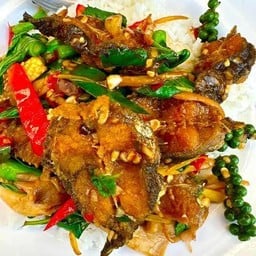 Stir Fried Catfish With Rice