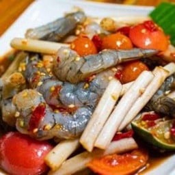 ยำแซ่บ ไส้กรอกย่าง(สวนส้ม)