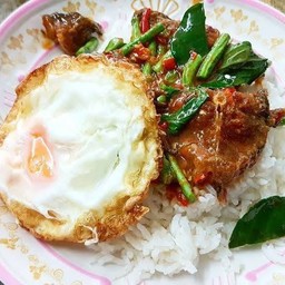 Stir Fried Catfish Curry Paste With Rice