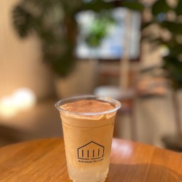 Latte foam fresh coconut